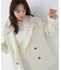 ファーカラーハーフPコート　26AW