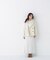 ファーカラーハーフPコート　26AW