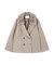 ファーカラーハーフPコート　26AW