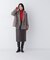 ファーカラーハーフPコート　26AW