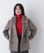 ファーカラーハーフPコート　26AW
