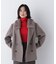 ファーカラーハーフPコート　26AW