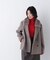ファーカラーハーフPコート　26AW