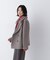 ファーカラーハーフPコート　26AW