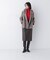 ファーカラーハーフPコート　26AW