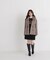 ファーカラーハーフPコート　26AW