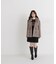 ファーカラーハーフPコート　26AW
