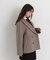ファーカラーハーフPコート　26AW
