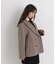 ファーカラーハーフPコート　26AW