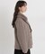 ファーカラーハーフPコート　26AW