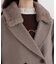 ファーカラーハーフPコート　26AW