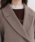 ファーカラーハーフPコート　26AW