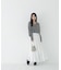 ＜ちょうど、いい服＞柔らか、ほおずりフォックス混ニット　26AW