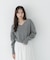 ＜ちょうど、いい服＞柔らか、ほおずりフォックス混ニット　26AW