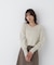 ＜ちょうど、いい服＞柔らか、ほおずりフォックス混ニット　26AW