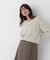 ＜ちょうど、いい服＞柔らか、ほおずりフォックス混ニット　26AW