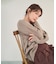 ＜ちょうど、いい服＞柔らか、ほおずりフォックス混ニット　26AW