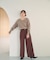 ＜ちょうど、いい服＞柔らか、ほおずりフォックス混ニット　26AW