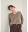 ＜ちょうど、いい服＞柔らか、ほおずりフォックス混ニット　26AW