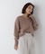 ＜ちょうど、いい服＞柔らか、ほおずりフォックス混ニット　26AW