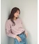 ＜ちょうど、いい服＞柔らか、ほおずりフォックス混ニット　26AW