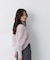 ＜ちょうど、いい服＞柔らか、ほおずりフォックス混ニット　26AW