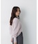 ＜ちょうど、いい服＞柔らか、ほおずりフォックス混ニット　26AW