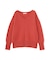 ＜ちょうど、いい服＞柔らか、ほおずりフォックス混ニット　26AW