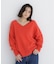 ＜ちょうど、いい服＞柔らか、ほおずりフォックス混ニット　26AW