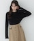 モックネックシアーカフスニット　26AW