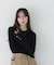 モックネックシアーカフスニット　26AW