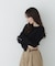 モックネックシアーカフスニット　26AW