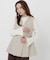 モックネックシアーカフスニット　26AW