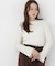 モックネックシアーカフスニット　26AW