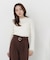 モックネックシアーカフスニット　26AW