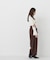 モックネックシアーカフスニット　26AW