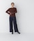 モックネックシアーカフスニット　26AW