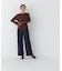 モックネックシアーカフスニット　26AW