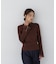 モックネックシアーカフスニット　26AW