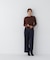 モックネックシアーカフスニット　26AW