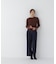 モックネックシアーカフスニット　26AW