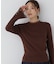 モックネックシアーカフスニット　26AW