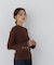 モックネックシアーカフスニット　26AW