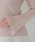 モックネックシアーカフスニット　26AW