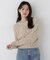 レオパードシャギーニット
