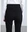 【4サイズ展開XS-L] 内スリットベルボトムデニムパンツ