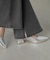 【4サイズ展開XS-L] 内スリットベルボトムデニムパンツ