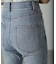 【4サイズ展開XS-L] 内スリットベルボトムデニムパンツ