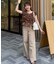 【4サイズ展開XS-L] ベーシックワイドデニムパンツ
