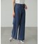 【4サイズ展開XS-L] ベーシックワイドデニムパンツ
